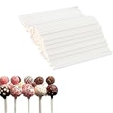 100 Stück 10cm*3mm Cake Pop Stiele,Pop Cake Stiele,cakepop stiel,Cake Pop Stiele Papier,Stiel Papier für Cakepops,Cake Pop Sticks,für Herstellung Von Kuchenlutschern,Desserts