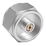iplusmile Aluminium Gasflaschenadapter Campingkocher Gaskocher Konverter Korrosionsbeständig Leicht Tragbar Outdoor Zubehör für Gasflasche Camping Gasherd