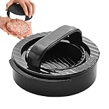 BommFu Burger-Patty-Pressform, Burger-Patty-Maker-Form - Hamburger-Kuchenpresse,Lebensmittelechter Gemüse-Patty-Maker, kreisförmiges Fleischpresswerkzeug, ergonomischer Griff für Grillwerkzeug