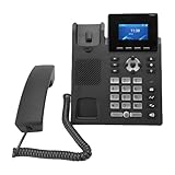 WiFi IP-Telefon mit 3,5-Zoll-Farbdisplay, Dual-Band 2.4G 5G & Dual-Gigabit-Anschlüsse, PoE-kompatibles Geschäfts Telefon für VoIP-Telekonferenz