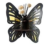 Generisch Eckregale Für Die Wand – Schmetterlingsdeko Holz Bücherregal, Aufbewahrungslösung Für Wohnzimmer, Büro, Küche, Badezimmer, Kinderzimmer | Heimdekoration Wandaufbewahrung Organisation