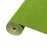 Evemodel 200 * 40 cm Modelleisenbahnrasen Rasenmatte Grasmatte Landschaftsbau Farblich Sortiert Wiesen Matte Minigarten Bonsai Dekor (Gras Grün)