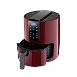 Luftfritteuse Heißluftfritteuse 1350W 3,5 Liter Elektrische Luftfritteuse mit großer Kapazität ohne Fett, Intelligente Fritteuse mit Rührfunktion, Digitaler Touchscreen, Zeit und Temperatur
