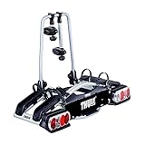 Thule EuroWay G2 920 Fahrradträger für Anhängerkupplung 2 Fahrrader, Standard-Größe, grau