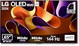 LG OLED65G48LW TV 65' (165 cm) OLED evo Fernseher (α11 4K AI-Prozessor, webOS 24, Dolby Vision, bis zu 120Hz) [Modelljahr 2024]
