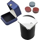 Auyuve Wolfram-Denibbing-Werkzeug, 2-in-1 Abbeizwerkzeug & Farbentferner-Werkzeug mit Hartmetallschaber, zum Entfernen von Farbe, Staub, Flecken, inklusive 15 Schleifpapierbögen & Aufbewahrungsbox