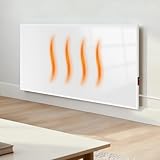 meoaow Infrarot Wandheizung, 170W Infrarotheizung Wandmontage mit Überhitzungsschutz, Leiser Elektroheizung Energiesparend Infrared Heater fur Schlafzimmer Badezimmer Büro Wohnheim