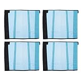 ibasenice 4 Stück Atmungsaktive Pferdebeinschützer aus Mesh mit Stützstreben Netzstiefel für Pferde Strapazierfähiger Fliegenstiefel für Tierkomfort und Schutz