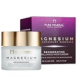 Pure Mineral – Regenerierende Gesichtscreme mit Magnesium – Strahlkraft, Intensive Feuchtigkeit, Anti-Aging – Totes Meer Mineralien, Niacinamid, Kollagen – Ohne Silikone, Sulfate, Parabene – 50ml