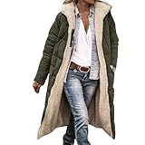 Generisch Steppjacke Damen, Winterparka Damen Warm, Wintermantel Lang Warm Winterjacke Outdoor Gefütterte Fleecejacken Winter Jacke Herbst Mantel Herbstjacke Übergangsjacke Steppjacke Parka