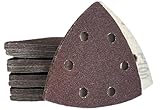 Schleifpapier Dreieckschleifer | Mix-Pack Korn | 30 Stück | Schleifpapier Klett | Deltaschleifer Schleifpapier | Schleifdreiecke 93x93x93 | Grob Schleifen Set (Mittel Mix 80/120 / 240)