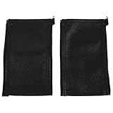 FUNNETOYU Pu-leder Kinderwagen Griffbezug Ergonomisch Waschbar Stroller Handle Cover Ersatz Schutz für Kinderwagen Armlehne Komfortabler Rutschfester Griff für Eltern