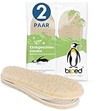 biped 2 Paar Kinder Lammwoll Natur Latex Wintersohlen - zum Zuschneiden - extra dicke Einlegesohlen - wärmende Wollsohlen für Kinderschuhe und Stiefel z2738