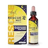 RESCUE Night Pets – Tropfzähler – Ruhe für Tiere – ideal für Reisen, Fellpflege, Lärm – Vegan & ohne Alkohol – 20 ml