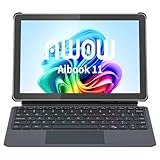 AWOW AIBOOK 11 10,1 Zoll Wi-11 Tablet PC mit Tastatur –Gen12 N100, 12GB LPDDR5 RAM, 256GB PCIe SSD, FHD Touchscreen, Dual-Band WiFi, USB-C, HDMI, 8MP Kamera, Deutsch (2-in-1 Laptop Convertible)