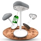 VITALMATE Ergonomischer Bürohocker Höhenverstellbar & rutschfest - Hocker mit Schwingeffekt - Stehhocker fürs Arbeitszimmer & Büro - Stehhocker höhenverstellbar - Stehhilfe Büro – Stehstuhl