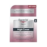 Eucerin Q10 Anti-Wrinkle Night Cream + Pro-Retinol, Facial Cream for Sensitive Skin, 1.7 Oz Jar