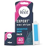 Veet Sensitive Face Kaltwachs-Streifen, 40 Stück