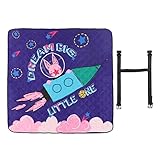 Cygmophing Outdoor-Picknickdecke, wasserdicht, weiche PE-Baumwolle, leichte Strandmatte für Garten, Camping, Reisen