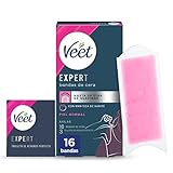 Veet Expert Kaltwachsstreifen zur Enthaarung der Achseln, mit Sheabutter, 16 Streifen