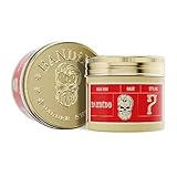 BANDIDO Aqua Hair Wax Red 7 Starker Halt – Haarwachs Männer mit Glänzendem Fixiereffekt – Modellierende Haar Pomade Herren für einen Mutigen Stil – Hair Fiber Intensiver Glanz – 125ml