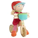 HABA Laufrad-Set Annelie – Puppen-Set mit Puppe Annelie, Holz-Laufrad ,Fahrradhelm und Korb, für Kinder ab 18 Monaten – 2011906001