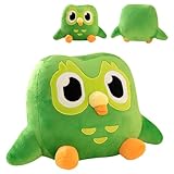 Dhqkqg Green Owl Plush, Green Owl Plush Toy, Cute Animal Plush Doll, Soft Plush Pillow Hug Pillow, Soft Owl Stuffed Animal Cuddly Toy, Cartoon Green Owl Plush Toy, Home Decoration