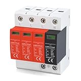 Überspannungsschutz, Überspannungsableiter Typ 1+ Typ 2, Typ(B+C) 4-Polig, Überspannungsschutz Typ 1, Überspannungsschutz Typ 2, Maximaler Ableitstrom von 50 Ka, Überspannungsschutz PV