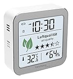 WL1020 Luftgütemonitor zur Überwachung der Luftqualität, Nachfolger des WL1005, Temperaturanzeige, Luftfeuchteanzeige, Alarm bei schlechter Luftqualität