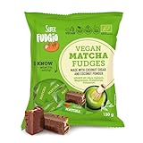 SUPER FUDGiO BIO Bonbons - Matcha - Vegan und Glutenfrei - Organic Karamellbonbons ohne Palmöl - mit Bio Kokosmilch und Kokosnusszucker | 150g