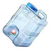 Anneome 10 L Outdoor Eimer Wasserspeicher Würfelwasserkrüge Trinkwasservorratsbehälter Wasserbehälter Mit Wasserhahn Wasserkrug Mit Ausguss Notfall Wasserspeicher Wasserspeicher