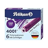 Pelikan 4001 Box von 10 Fällen von 6 Tintenpatronen TP/6 violett