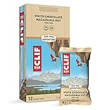 CLIF Bar Energieriegel White Chocolate Macadamia, 12er Pack (12 x 68 g)