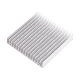 Alu Kühlkörper, 1 Stück Heatsink Gute Wärmeleitfähigkeit Kühlkörper Kühlflosse CPU Kühler PC Kühlkörper 100 X 100 X 18 mm Aluminium Kühlkörper Groß