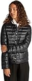 Tommy Hilfiger Damen Steppjacke Modern Short mit Knopfleiste, Schwarz (Black), L