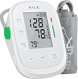 Blutdruckmessgerät (Blood pressure monitor) AILE: Oberarm-Blutdruckmessgerät für den Heimgebrauch,blutdruck messgerät große manschette(Verstellbare 22-42cm) Automatisches Oberarm-Blutdruckmessgerät