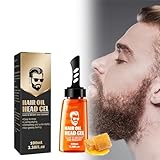 Haargel Herren Haarwachs Männer, Haarstyling-Gel für Männer, Männer Friseur Gel, 2-in-1-Haarwachsgel mit Kamm 2 In 1 Hair Wax Gel With Comb Hair Oil Head Gel für Modelliert und Fixiert