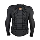 BenKen Ultra Leichter Schutzausrüstung Ski Körper Panzer Rücken Protektor, Außen- Sports Antikollision Backprotector Protektorenjacke für Snowboard Skaten MTB Motorrad Motocross (XL)