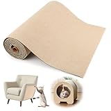 Kratzmatte Katze Selbstklebend 40x200CM, Katzen Kratzmatte DIY Trimmbarer, Kratzschutz Sofa Katze, Kratzteppich Katze für Sofa Möbelschutz, Kratzmatte Sofa, Katzen Kratzwand, Katzenkratzbretter