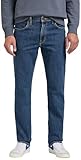 Lee Brooklyn Straight Herren Jeans, Mid Stonewash, 36W / 32L