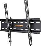 Perlegear TV Wandhalterung, Fernseher Halterung für 26-60 Zoll TV bis zu 52kg, Neigbare TV Halterung, Wandhalterung Fernseher 55 Zoll, Max.VESA 400x400mm