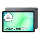 Samsung Galaxy Tab A11+, AI Tablet, 11 Zoll Display, 90 Hz Bildwiederholrate, 128 GB Speicher, 6 GB RAM, Android, Dolby Atmos Quad-Lautsprecher, Gray, 3 Jahre Herstellergarantie
