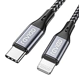 RAVIAD USB C Lightning Kabel 1M [MFi Zertifiziert] Power Delivery Nylon Typ C to Lightning Ladekabel für iPhone 13/13 Pro/13 Pro Max/13 Mini/12/12 Pro Max/12 Mini/11 Pro/X/XS/XR/8/SE