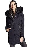 khujo Ekatherina with Innerjacket Damen Jacke Parka Übergangsjacke Mantel Gr. S Navy dunkelblau