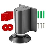 Magnetischer Türhalter, Bodenmontierter Türstopper, Kleber, Rostfrei, Höhenverstellbar Wandschutz für Veranda Vermietung Werkstatt Klassenzimmer Garage Balkon Hotel