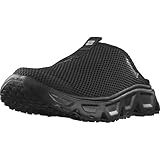Salomon Reelax Slide 6.0 Herren Pantoletten, Gepolsterte Stabilität, Sofortiger und lang anhaltender Komfort, Vielseitiger Einsatz, Black, 42 2/3