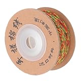 Zerodeko Geflochtene Baumwollkordel Armband Verstellbares Handgelenksseil mit Quasten Buddhistisches Perlenarmband für Schmuckherstellung und Selbstgemacht Handwerk