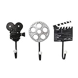 Ornamente Harz Statue Figuren 3 Stück Wandhaken Vintage dekorative Harz zarte Kleiderbügel Rock Kleiderbügel für Schlafzimmer Thema Hotel Wohnzimmer