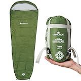 Trinordic 780g Ultraleicht Sommerschlafsack – mit Anti-Klemm-Reißverschluss - Kompakter Schlafsack Outdoor, ideal für Camping, Wandern, Trekking, and Bikepacking