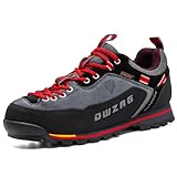 SANANG Männer Outdoor Wanderschuhe, Sport Leder Bergsteigen Trekking Jagd Turnschuhe
